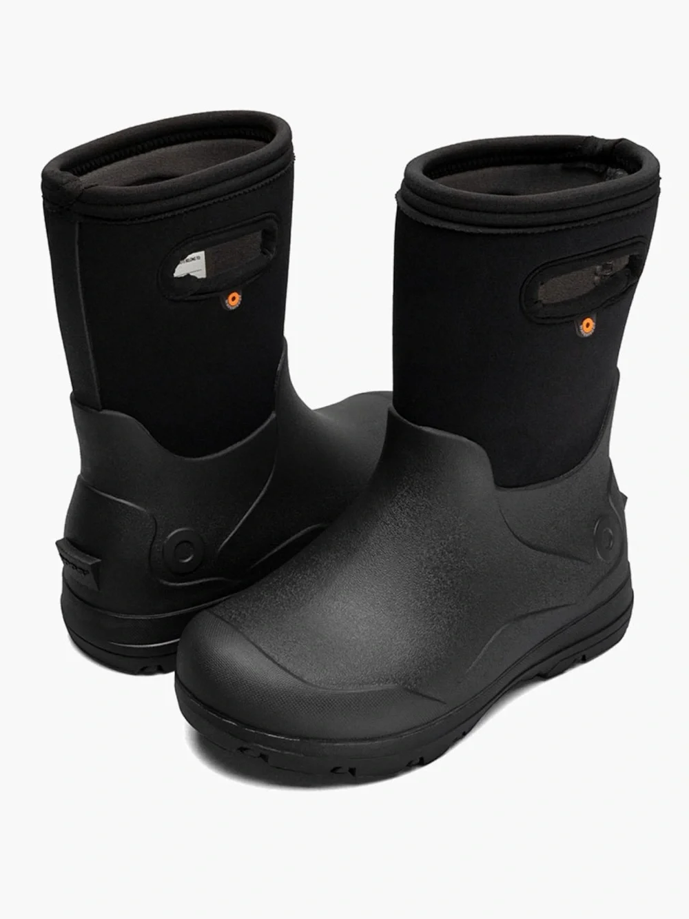 Bogs Toddler Boots Black Size 7 Waterproof Snow and Rain with Pull Up Handles